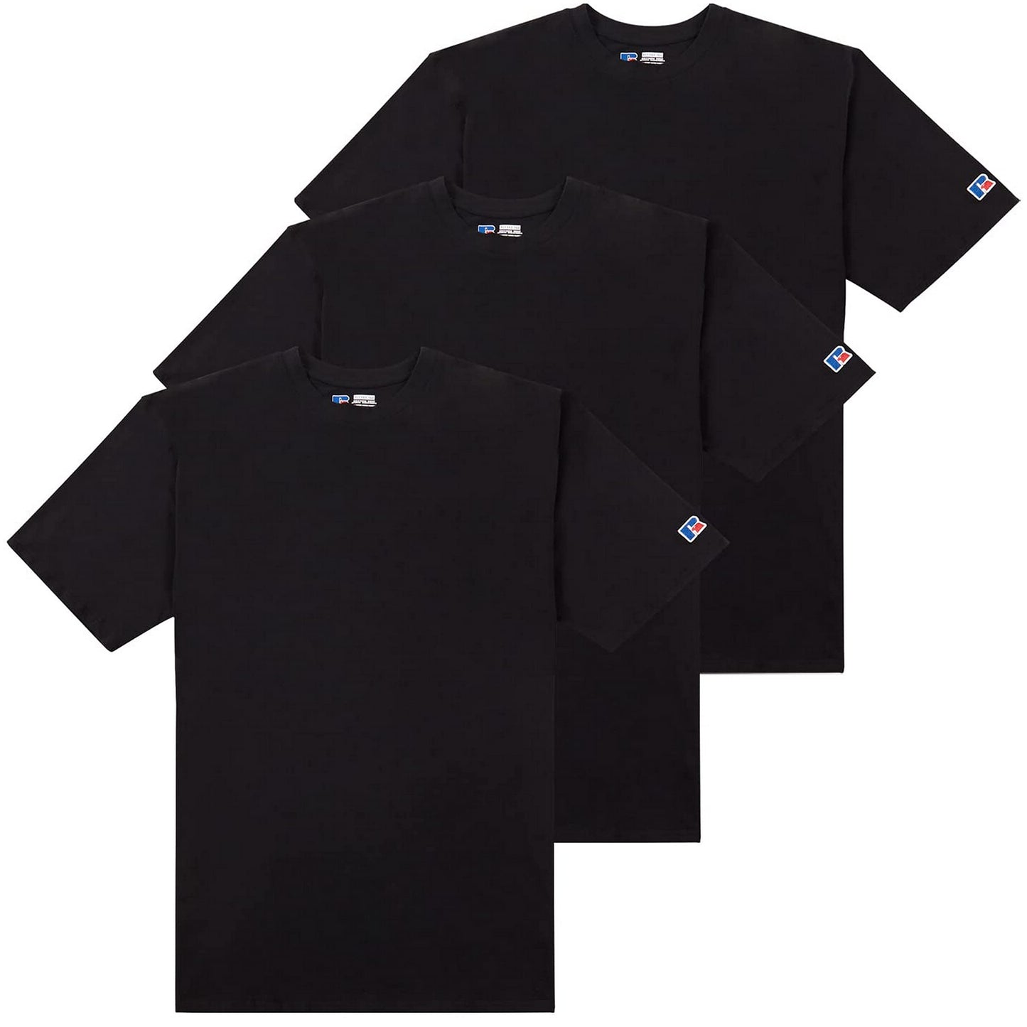 Russell Athletic Big & Tall Cotton T-Shirts for Men, 3 Pack