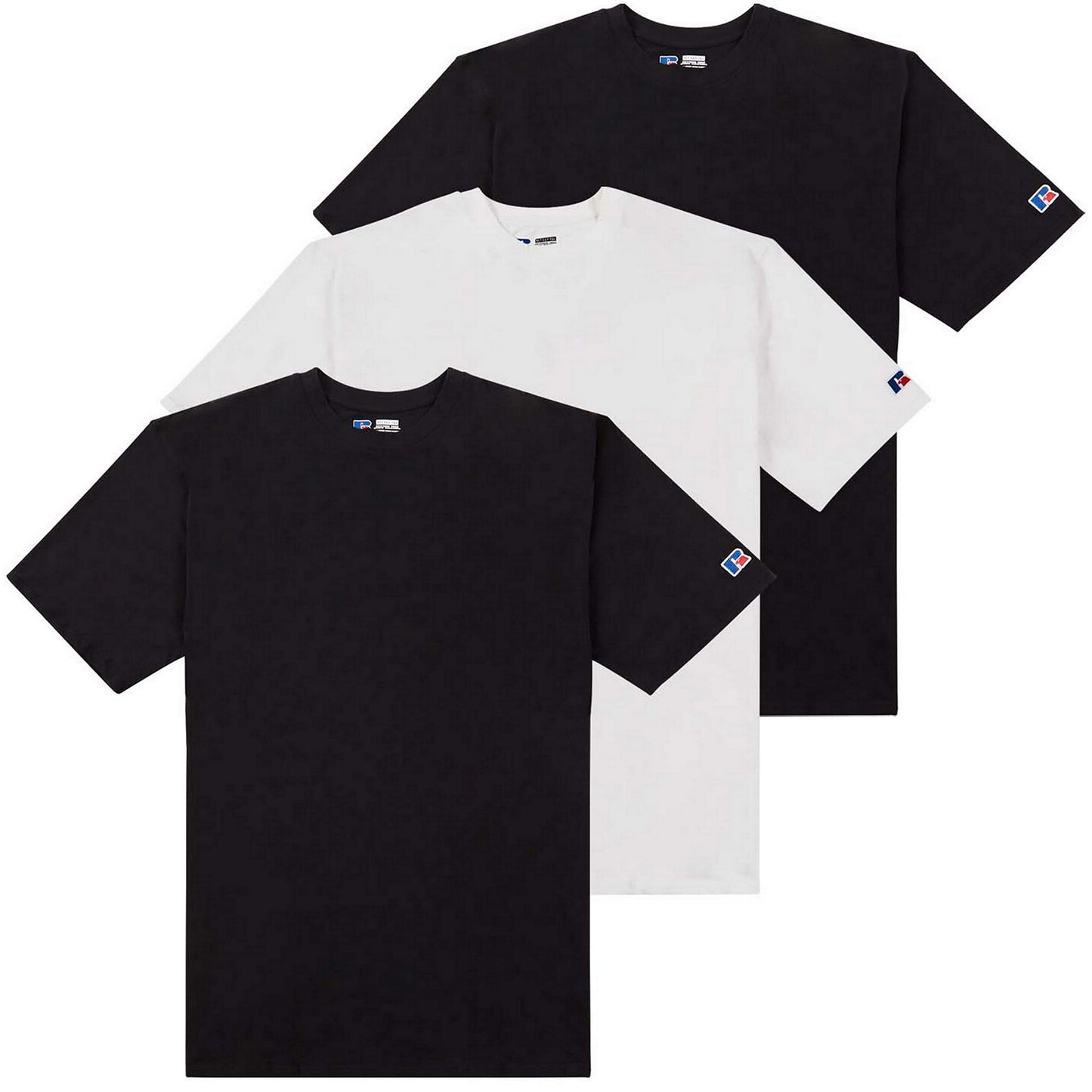 Russell Athletic Big & Tall Cotton T-Shirts for Men, 3 Pack