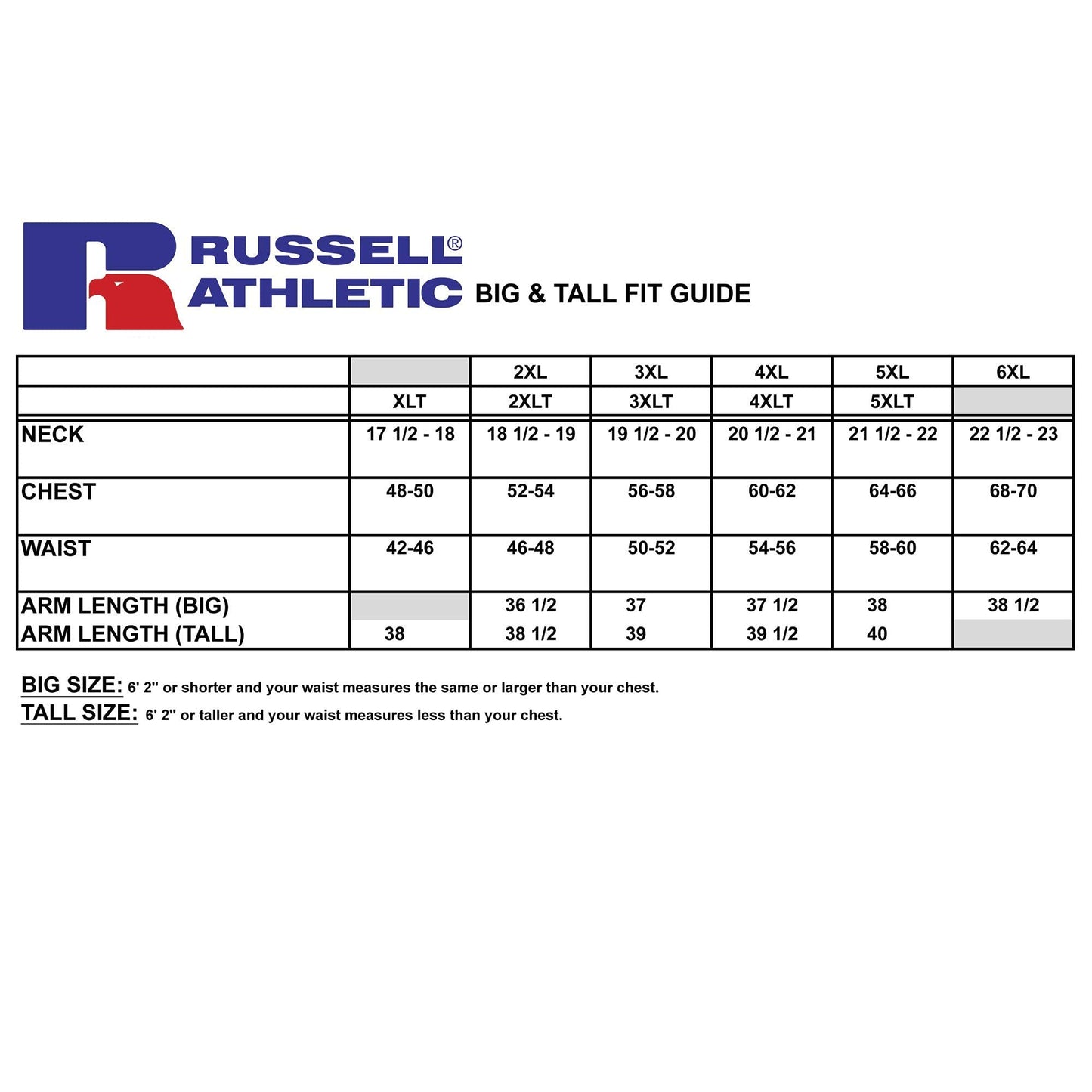 Russell Athletic Big & Tall Fleece Open Bottom Sweatpants for Men