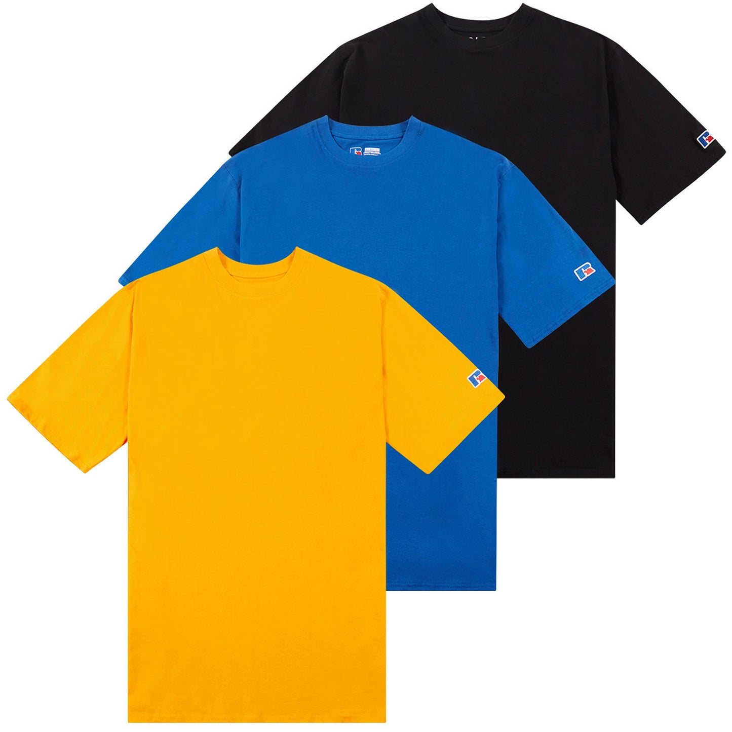 Russell Athletic Big & Tall Cotton T-Shirts for Men, 3 Pack