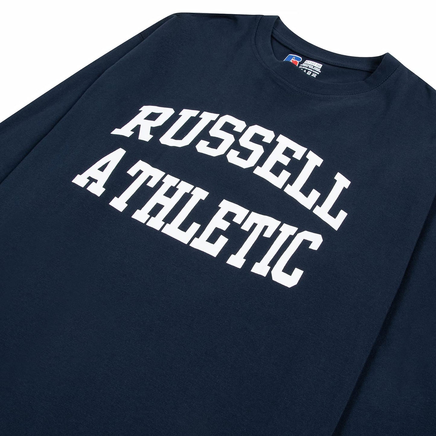 Russell Athletic Big & Tall Long Sleeve Cotton T-Shirts for Men, 2 Pack