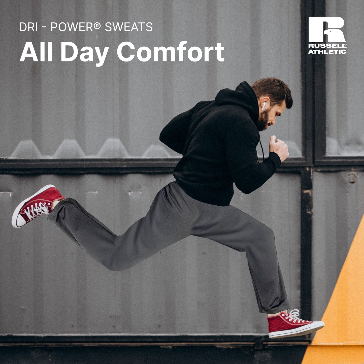 Russell Athletic Big & Tall Track Pants for Men, 2 Pack