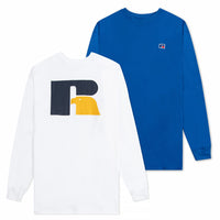 Russell Athletic Big & Tall Long Sleeve Cotton T-Shirts for Men, 2 Pack