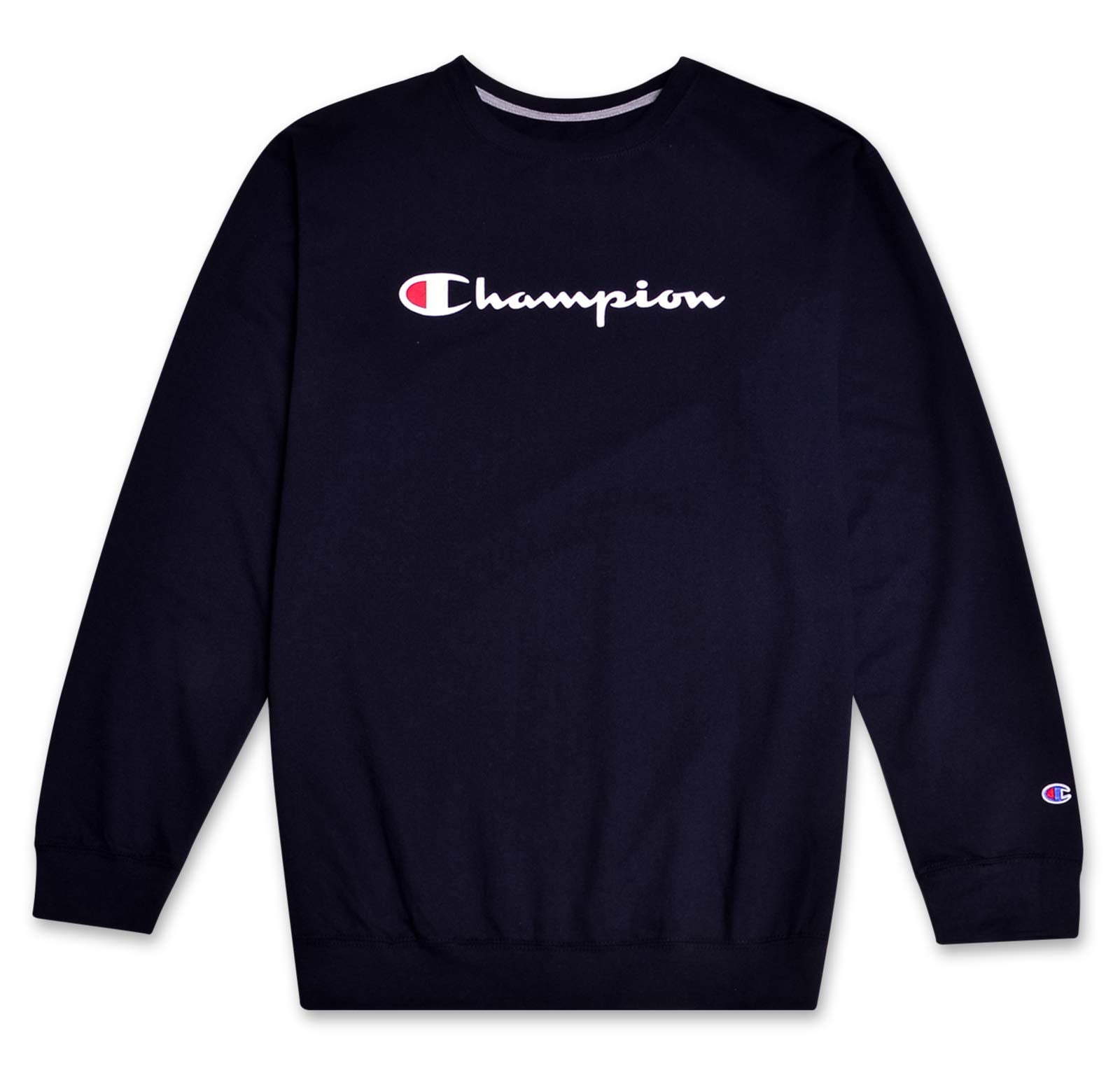 CHAMPION: crewneck sweatshirt with logo - Black 1