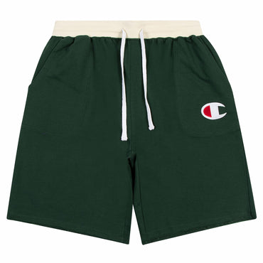 Champion Mens Big & Tall French Terry Active Shorts with Embroidred Logo