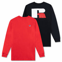Russell Athletic Big & Tall Long Sleeve Cotton T-Shirts for Men, 2 Pack