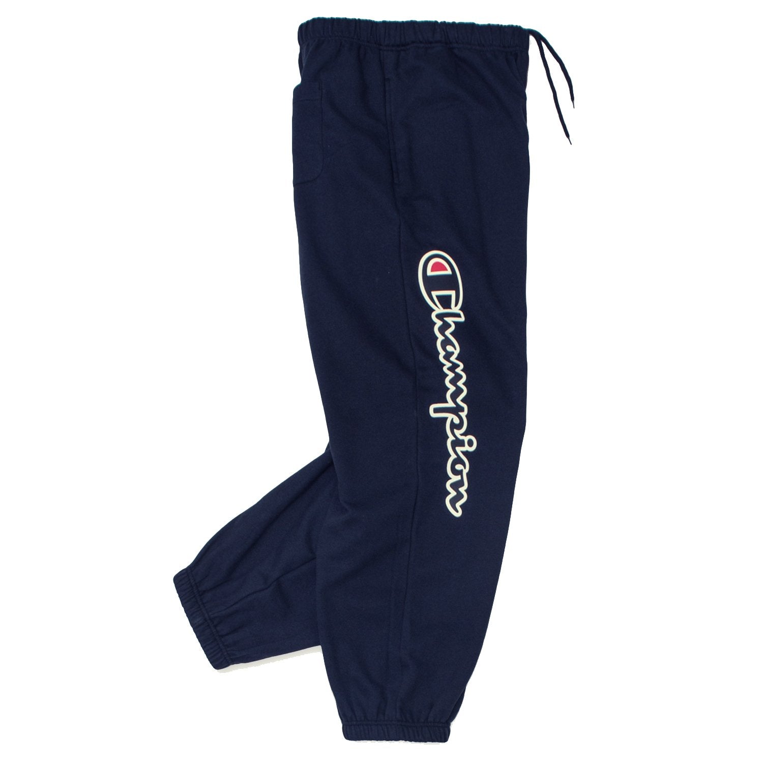 Men's Tall Fleece Open Sweatpants Navy