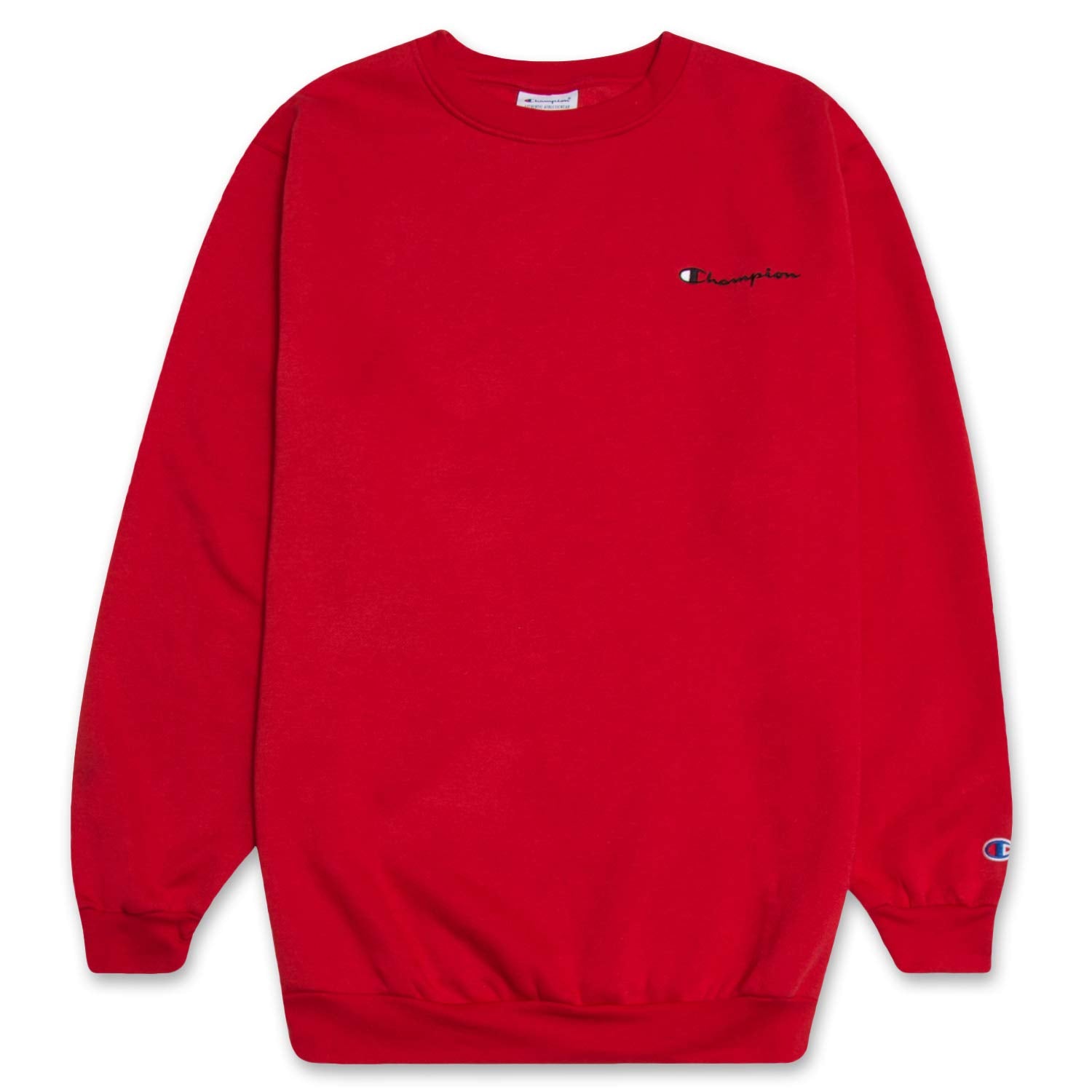 Champion Small Logo Sweatshirt in Red