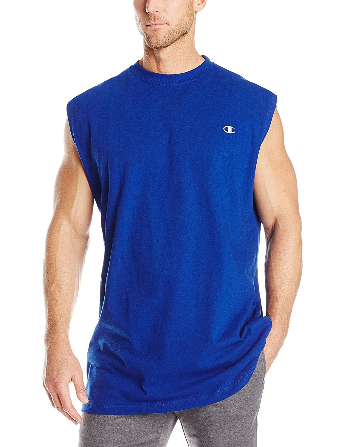 Champion Big & Tall Jersey Muscle T-Shirt for Men