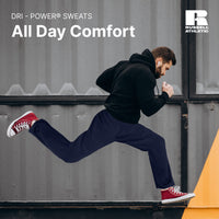 Russell Athletic Big & Tall Fleece Open Bottom Sweatpants for Men